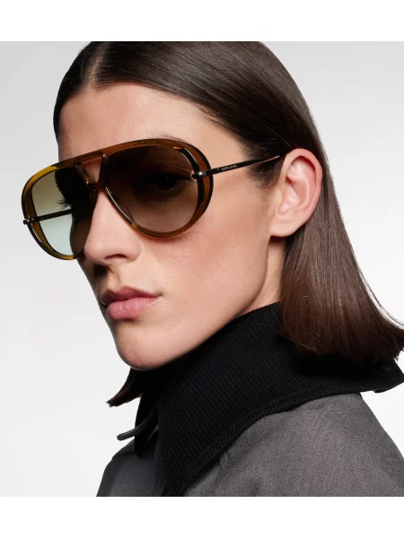 Ochelari de soare Bottega Veneta maro