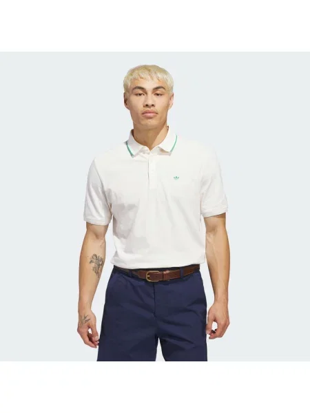 Polokošile Originals Twistknit Trefoil bílé