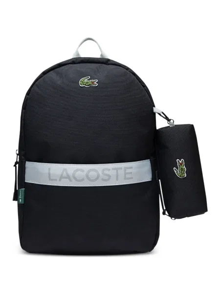 Plecak dziecięcy Lacoste czarny