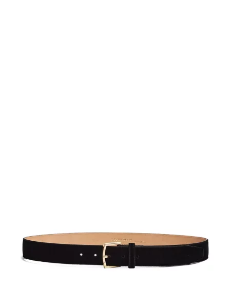 Cu centură curea Dsquared2 de catifea negru