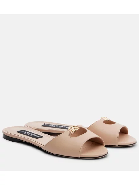 Sandale Dolce&gabbana din piele roz