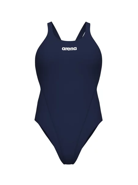 ARENA Costum de baie întreg SWIM TECH SOLID bleumarin alb