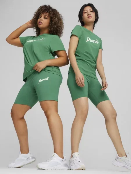 Велосипедки Puma зеленые
