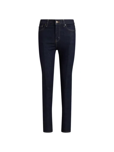 Blugi skinny Lauren Ralph Lauren cu talie înaltă albastru
