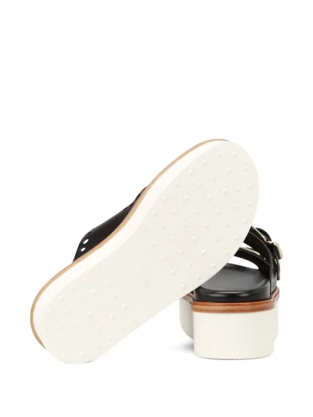 Papuci tip mules Tod's din piele negru