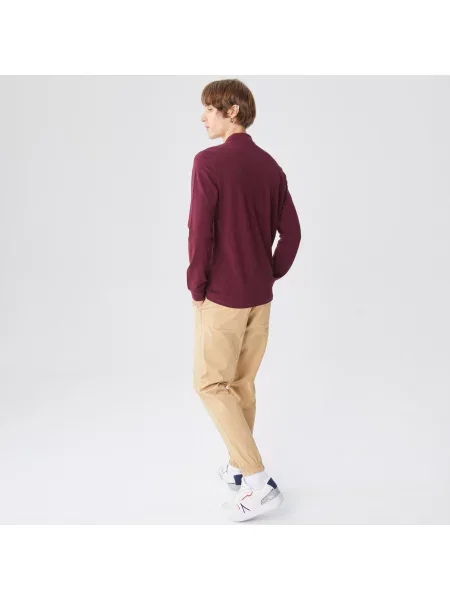 Lacoste поло бордове