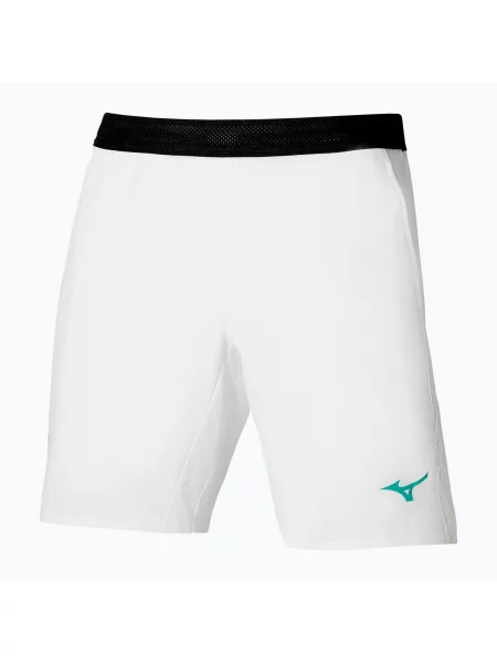 Pantaloni scurți de tenis pentru bărbați Mizuno Mugen 8 In Amplify white alb