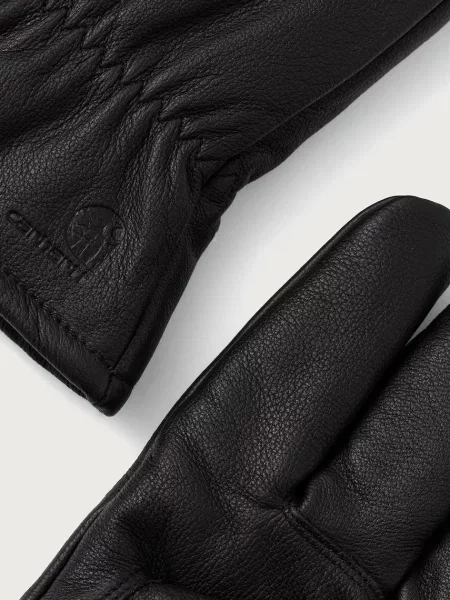 Carhartt WIP Fonda Gloves γάντια δερμάτινα Ανδρικά μαύρο