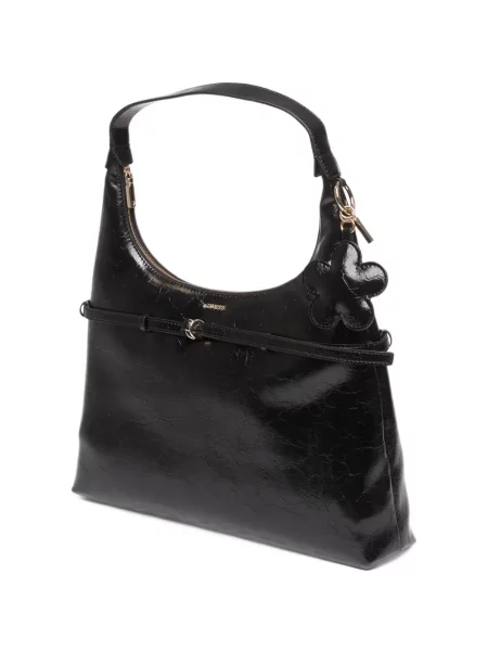 Geanta hobo Guess negru