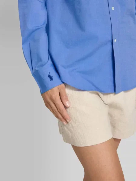 Polo Ralph Lauren koszula regular z kołnierzykiem klasycznym niebieski