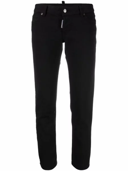 Cropp pantaloni Dsquared2 cu talie joasă negru