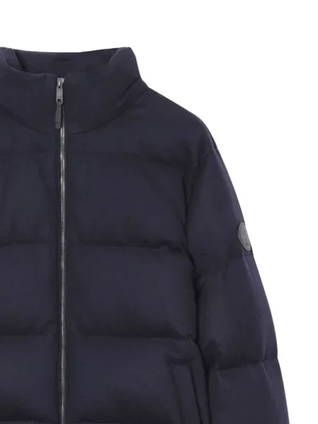 Geacă cu puf Burberry din cașmir albastru