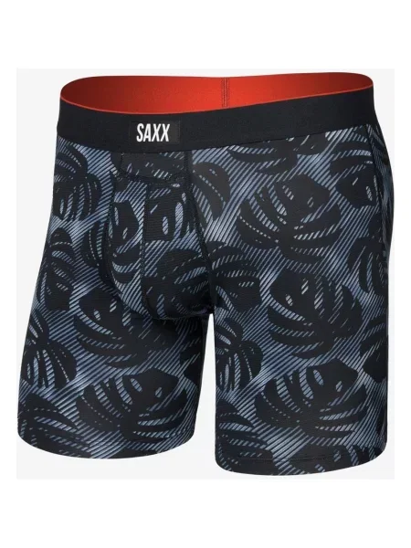 Bokserki SAXX Multi-Sport Performance Niebieski Luminoso Niebieski Nocny S czerwony