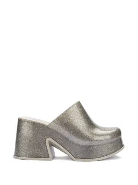 Papuci tip mules Melissa gri
