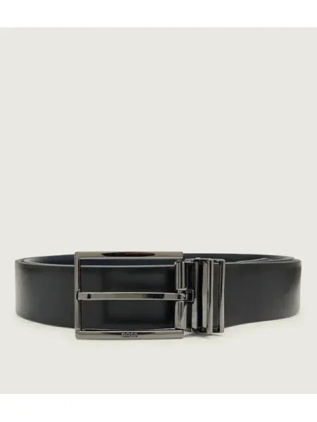 BOSS curea de piele negru