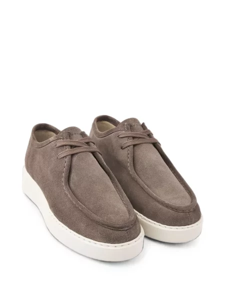 Sneakerși Nubikk din piele de căprioară maro