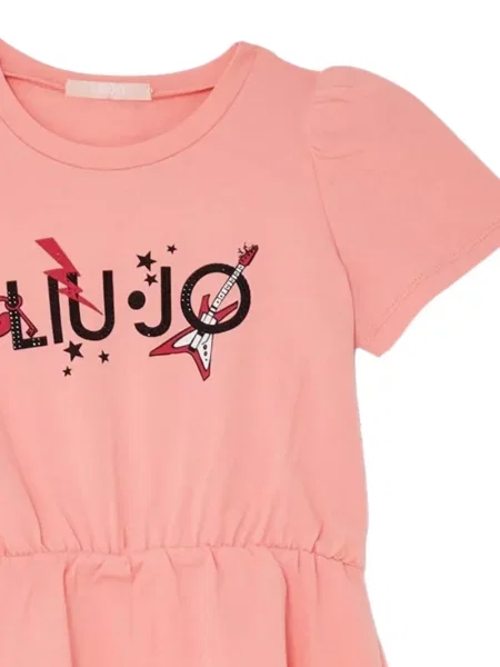 Raštuotas megztinis Cropp rožinė