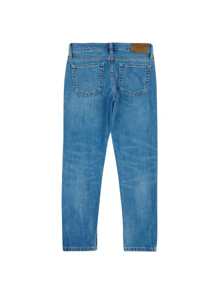 Blugi boyfriend copii Polo Ralph Lauren albastru