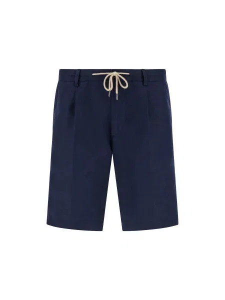 Boggi Milano Kalhoty s puky námořnická modř