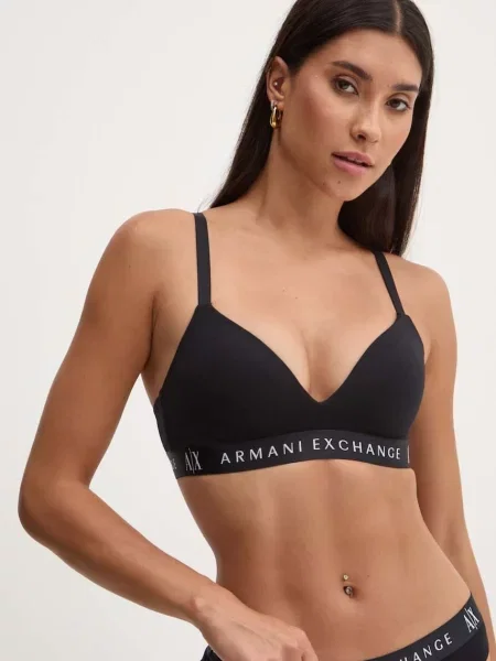 Podprsenka Armani Exchange černá