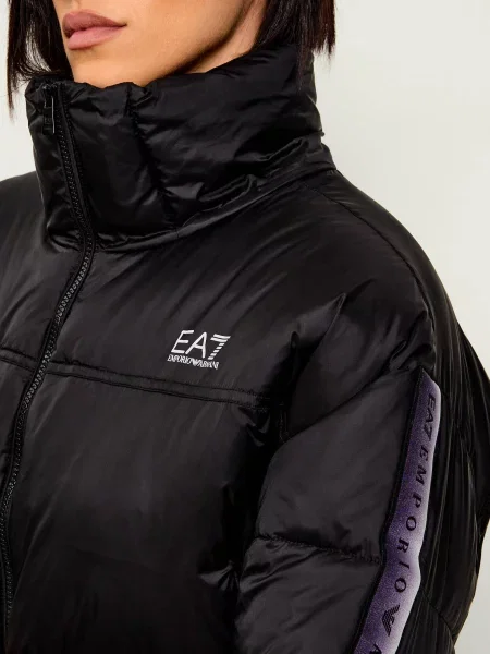 Куртка Ea7 Emporio Armani чорна