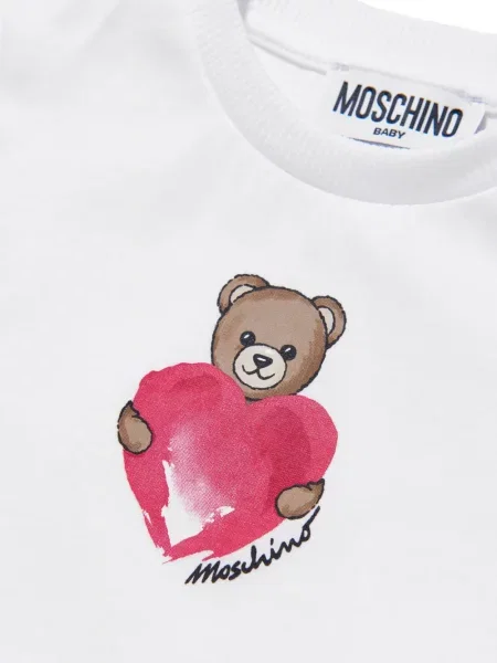 Sukienka dziecięca Moschino biała