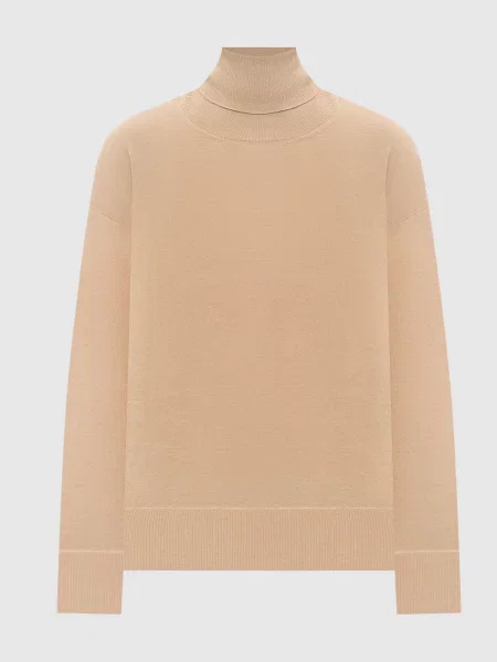 Гольф з кашеміру та шовку Boboutic бежевий