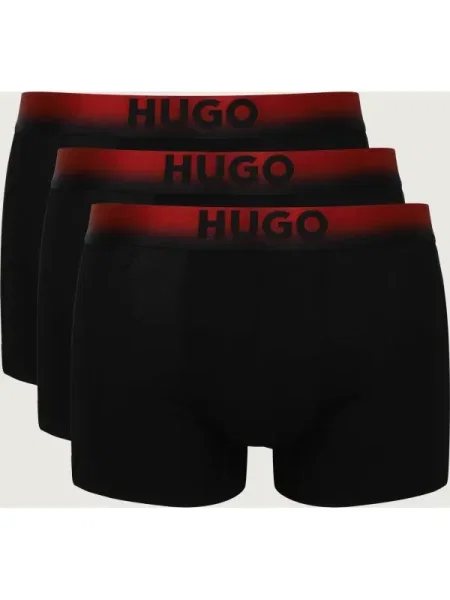 HUGO Boxeri roșu negru