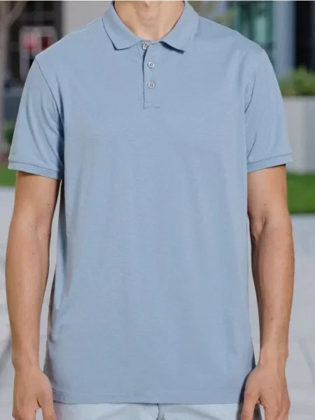 Sinsay polo tričko modrá