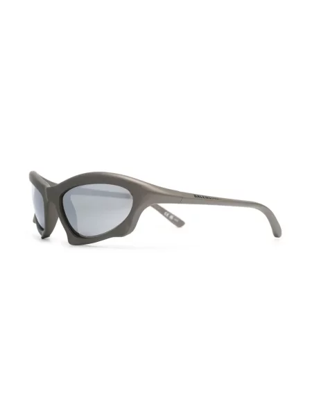 Raštuotos saulės akiniai Balenciaga Eyewear pilka