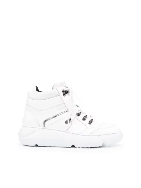 Buty do kostki Casadei skórzane białe