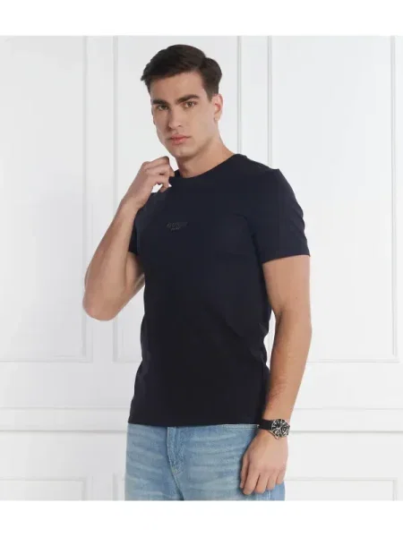 Tricou Guess Jeans albastru