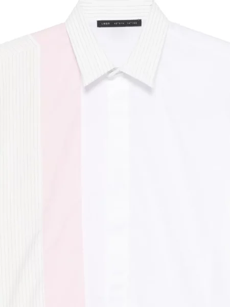 Prugasti prugasta košulja Low Brand bijela