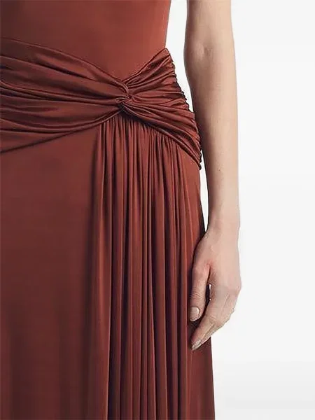 Rochie Adam Lippes maro