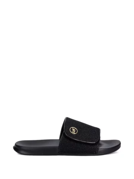 Klapki dziecięce Michael Kors czarne