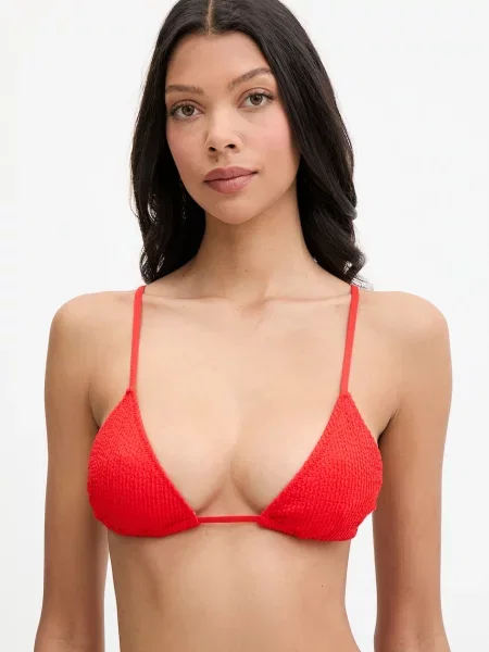 Tommy Hilfiger plavková podprsenka SUMMER červená