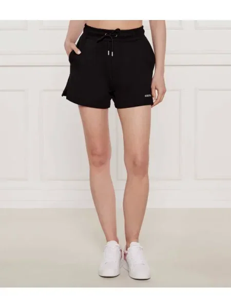 Guess Jeans Pantaloni scurți EMBRO | negru