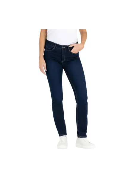 Proste jeansy Mac niebieskie