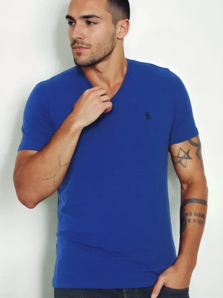 Tricou Dewberry cu decolteu în V