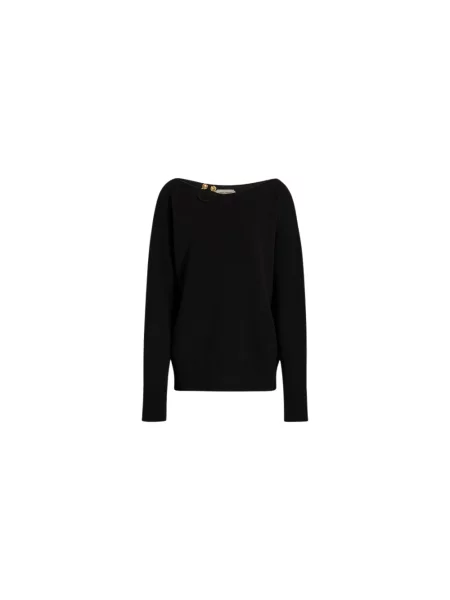 Sweter Alberta Ferretti z kaszmiru czarny