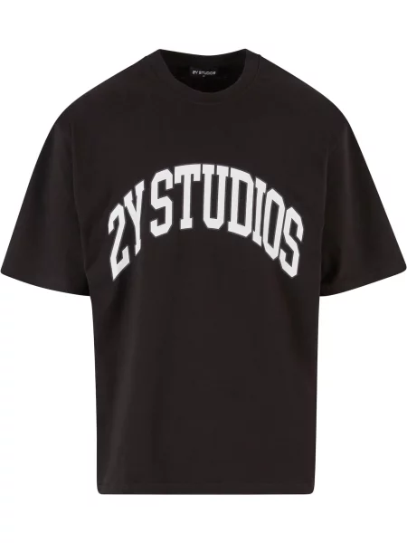 2Y Studios Tričko černá bílá