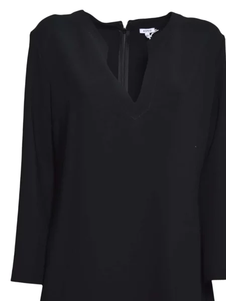 Rochie mini Aspesi cu decolteu în V de costum mini negru