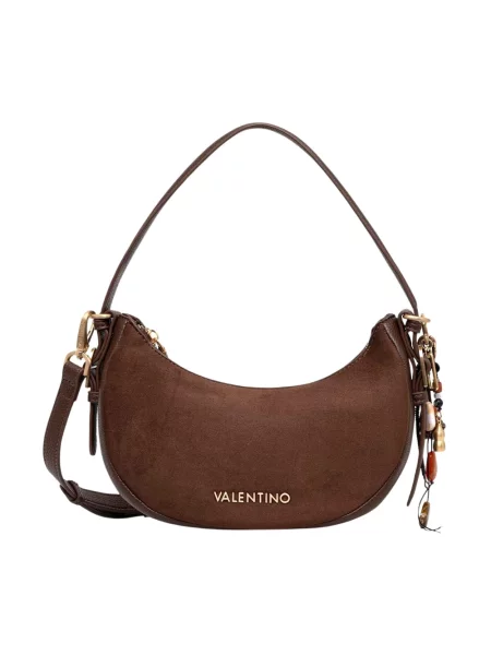 Valentino Bags torebka crossbody z imitacji zamszu WINNIE WINTER brązowa