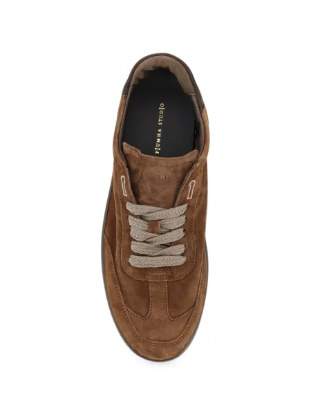 Fűzős szarvasbőr sneaker Piumha Studio barna