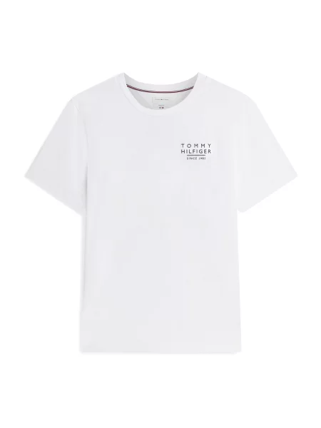 TOMMY HILFIGER Tricou AMERICANA bleumarin / sângeriu / negru alb
