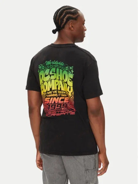 DC Shoes Tricou Heritage Fit negru