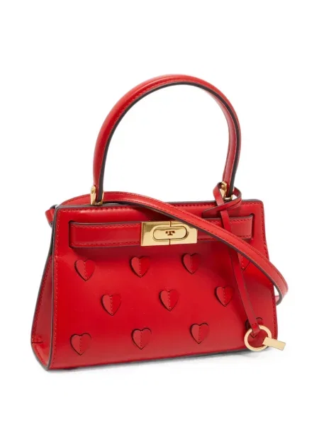 Топ Tory Burch с апликация със сърца червено