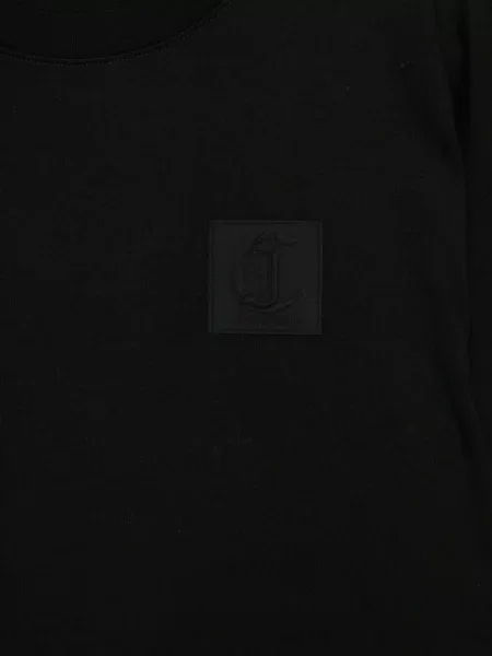 Tricou Just Cavalli cu autograf negru