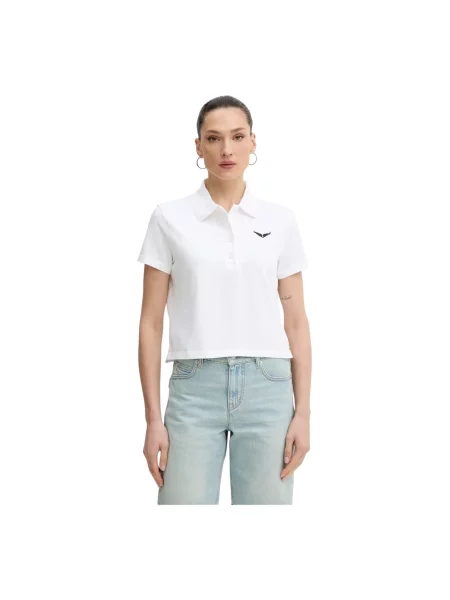 Koszulka polo Zadig & Voltaire biała