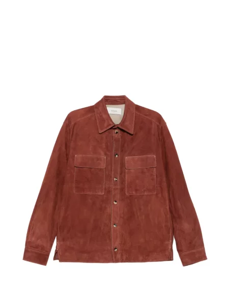 Кожено яке Agnona кафяво